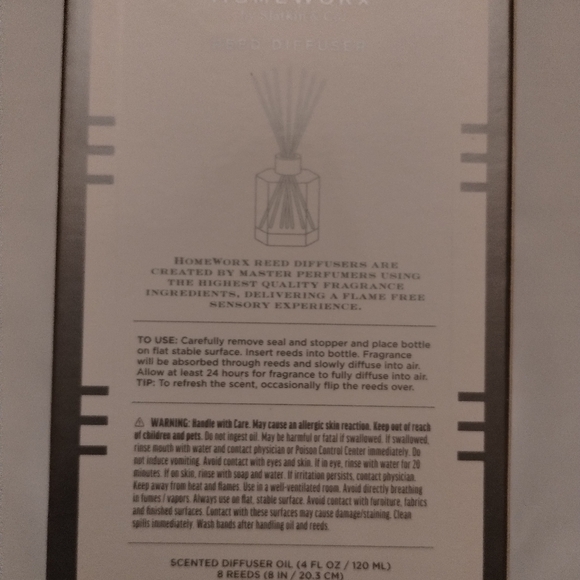 HomeWorx by Slatkin & Co. Woodland Amber Reed Diffuser - NEW! - Picture 2 of 3